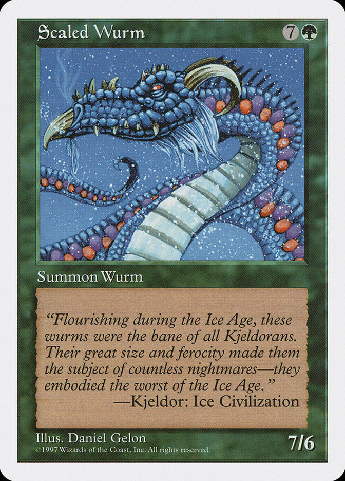 Scaled Wurm [Fifth Edition] | Game Haven TX