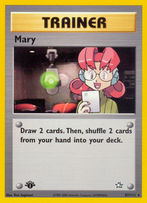 Mary (87/111) [Neo Genesis 1st Edition] | Game Haven TX