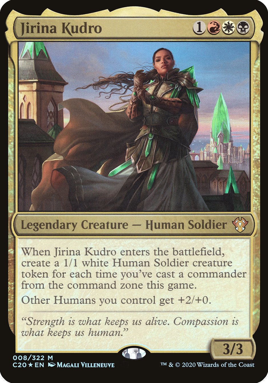 Jirina Kudro (Commander 2020) [Oversize Cards] | Game Haven TX