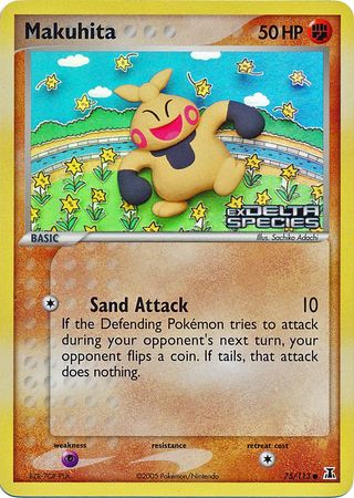 Makuhita (75/113) (Stamped) [EX: Delta Species] | Game Haven TX