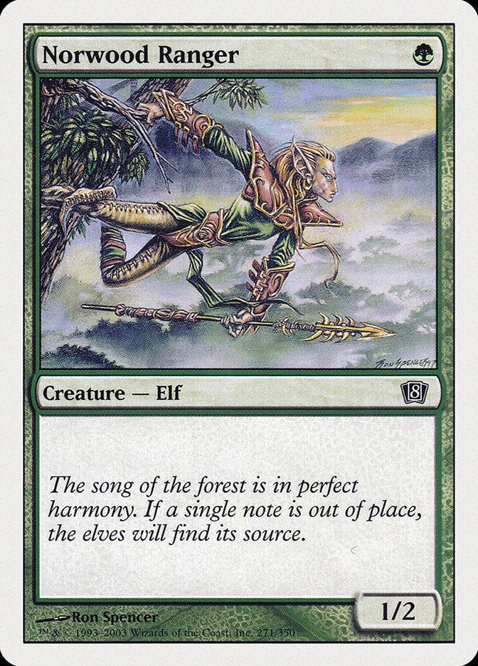 Norwood Ranger [Eighth Edition] | Game Haven TX