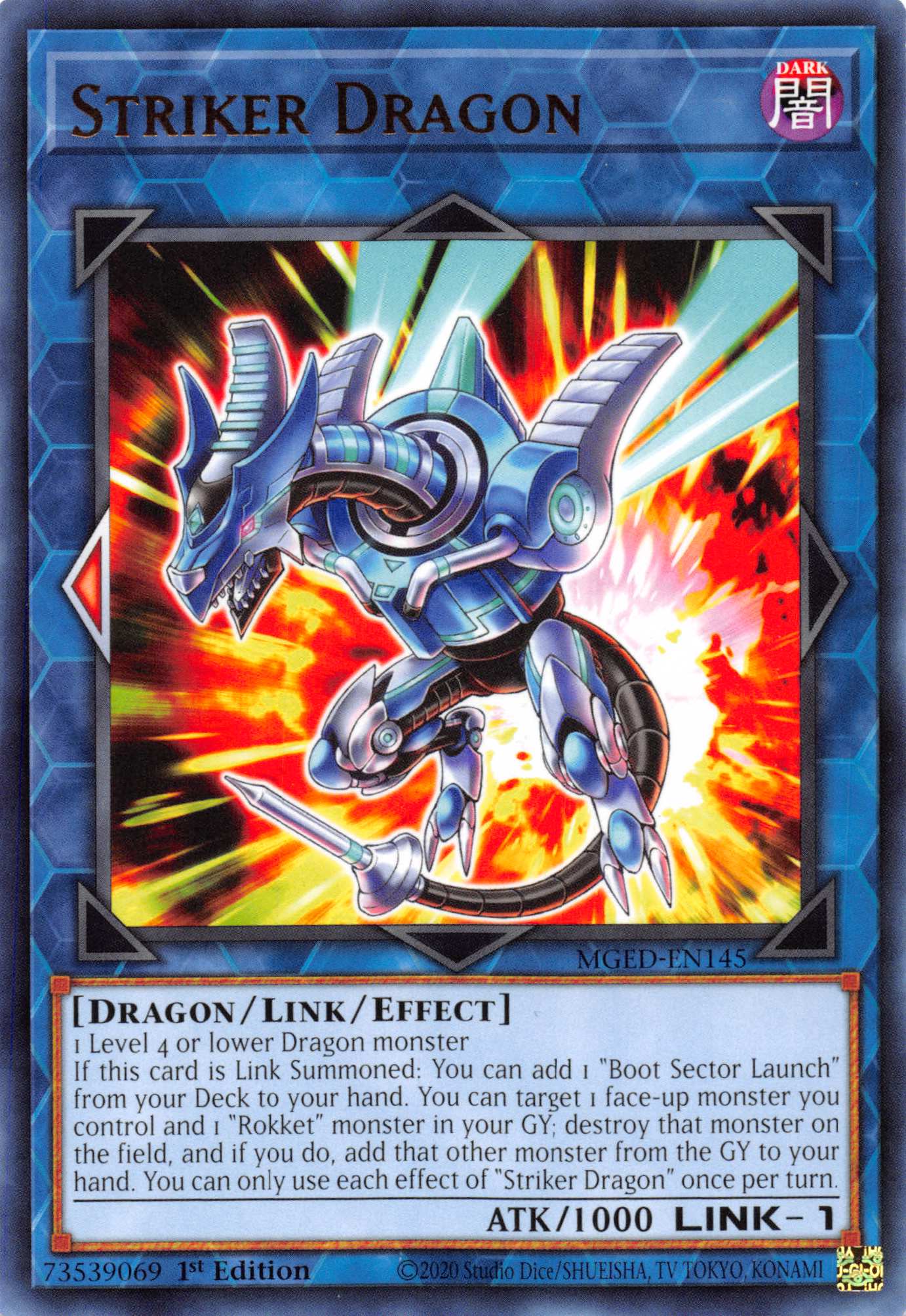 Striker Dragon [MGED-EN145] Rare | Game Haven TX