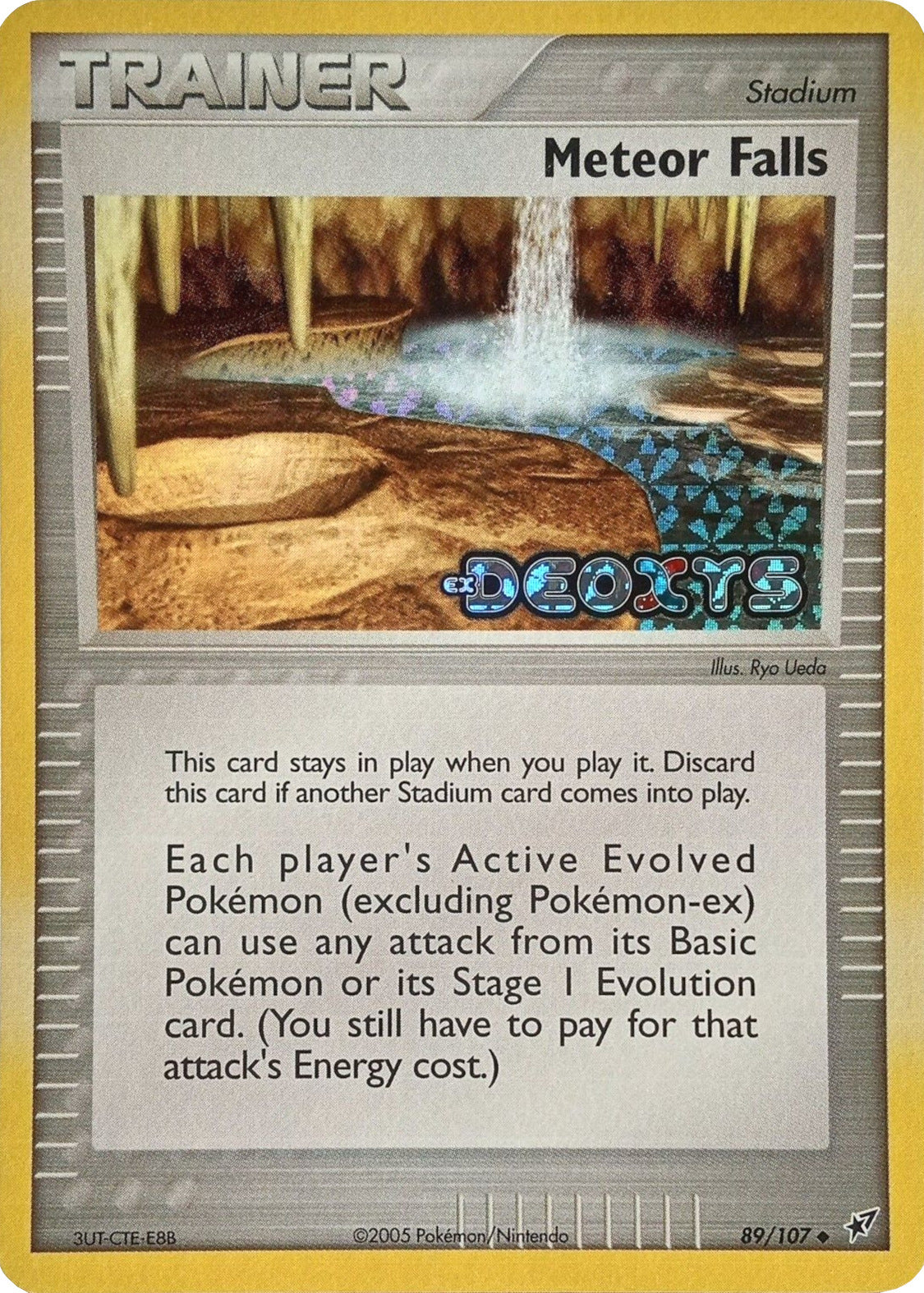 Meteor Falls (89/107) (Stamped) [EX: Deoxys] | Game Haven TX