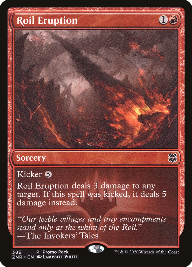 Roil Eruption (Promo Pack) [Zendikar Rising Promos] | Game Haven TX