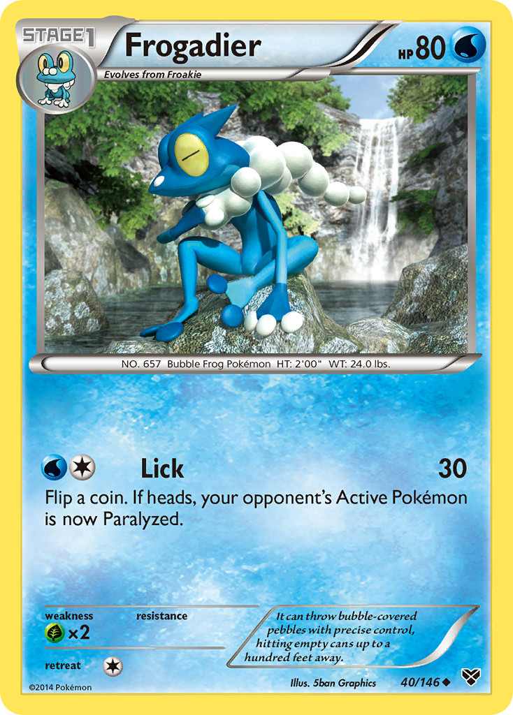 Frogadier (40/146) [XY: Base Set] | Game Haven TX