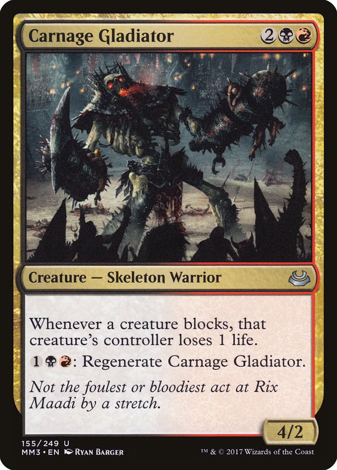 Carnage Gladiator [Modern Masters 2017] | Game Haven TX