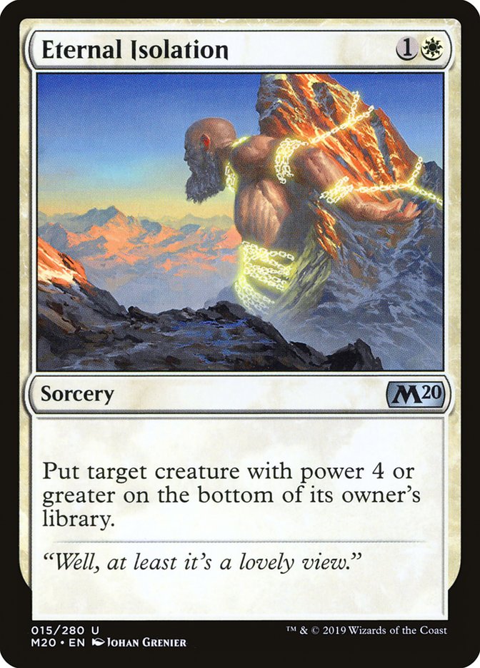 Eternal Isolation [Core Set 2020] | Game Haven TX