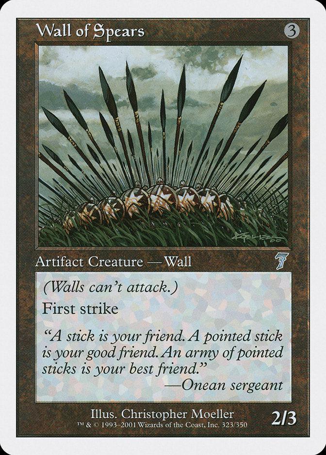 Wall of Spears [Seventh Edition] | Game Haven TX
