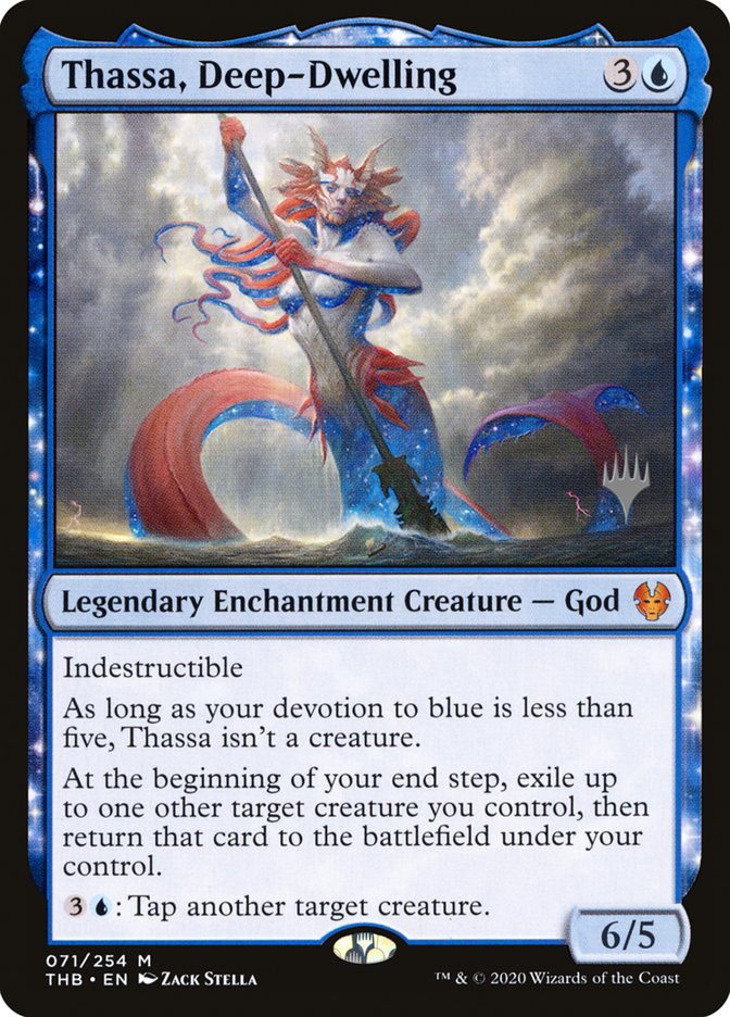 Thassa, Deep-Dwelling (Promo Pack) [Theros Beyond Death Promos] | Game Haven TX