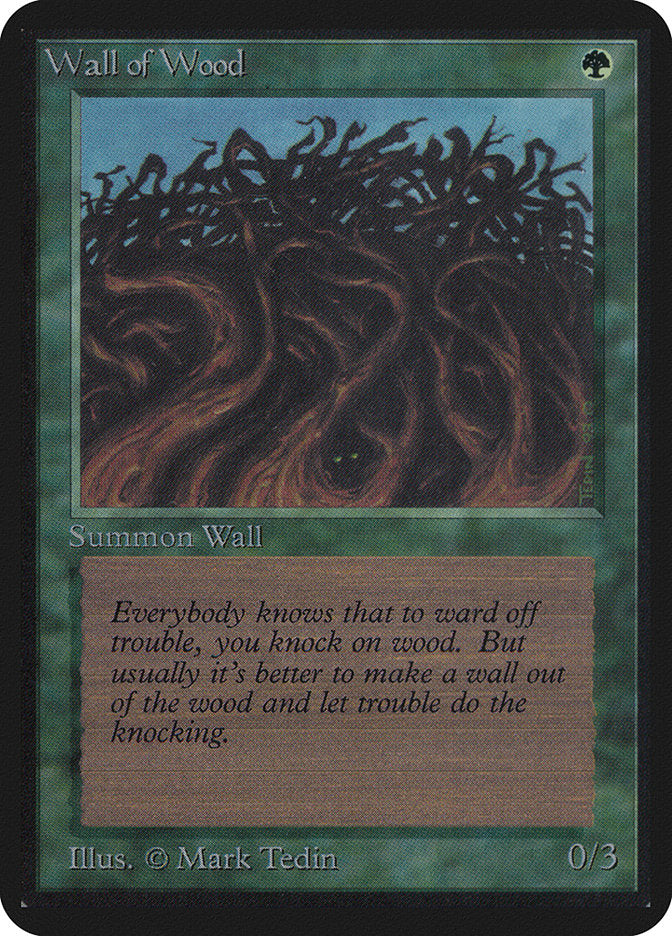 Wall of Wood [Limited Edition Alpha] | Game Haven TX