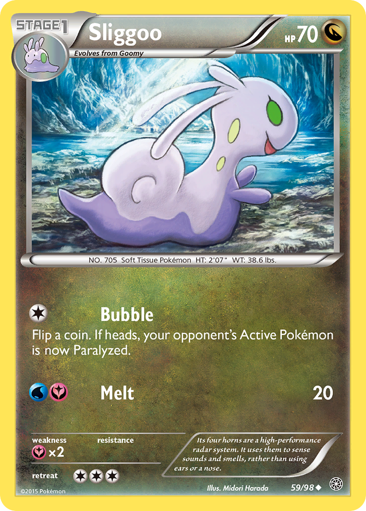 Sliggoo (59/98) [XY: Ancient Origins] | Game Haven TX