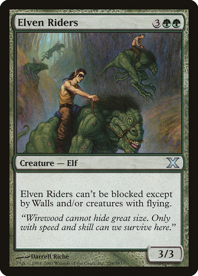 Elven Riders [Tenth Edition] | Game Haven TX