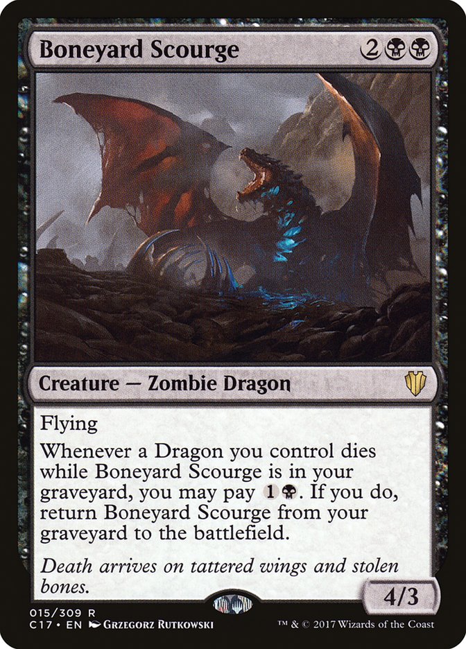 Boneyard Scourge [Commander 2017] | Game Haven TX