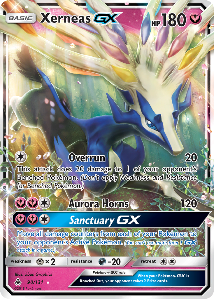 Xerneas GX (90/131) [Sun & Moon: Forbidden Light] | Game Haven TX