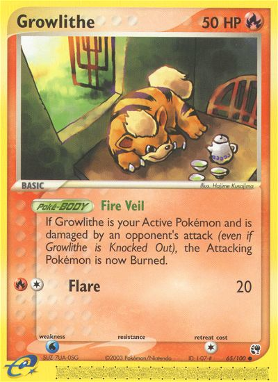Growlithe (65/100) [EX: Sandstorm] | Game Haven TX