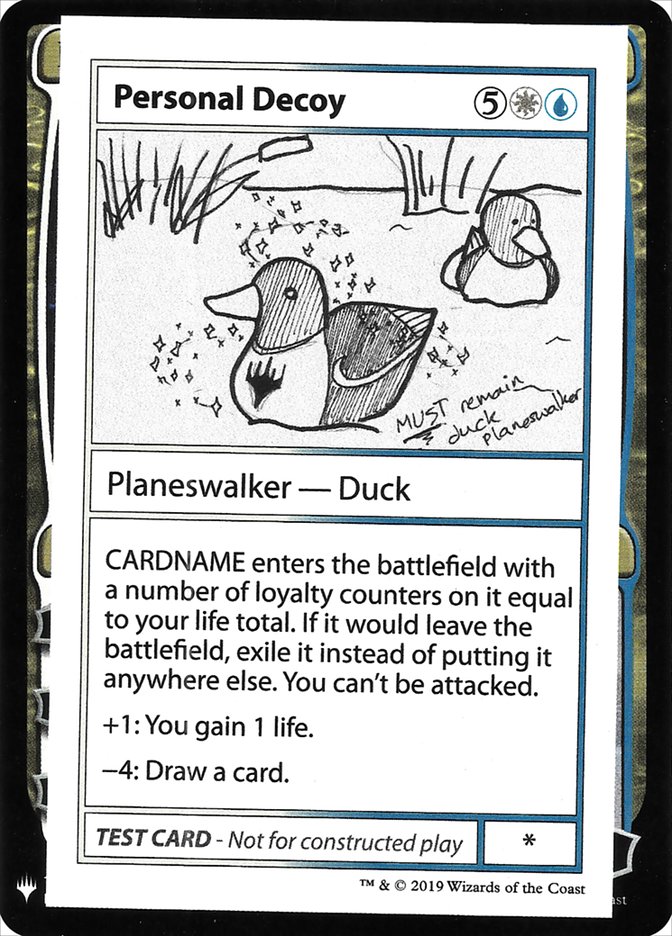 Personal Decoy [Mystery Booster Playtest Cards] | Game Haven TX