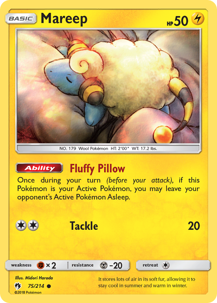 Mareep (75/214) [Sun & Moon: Lost Thunder] | Game Haven TX