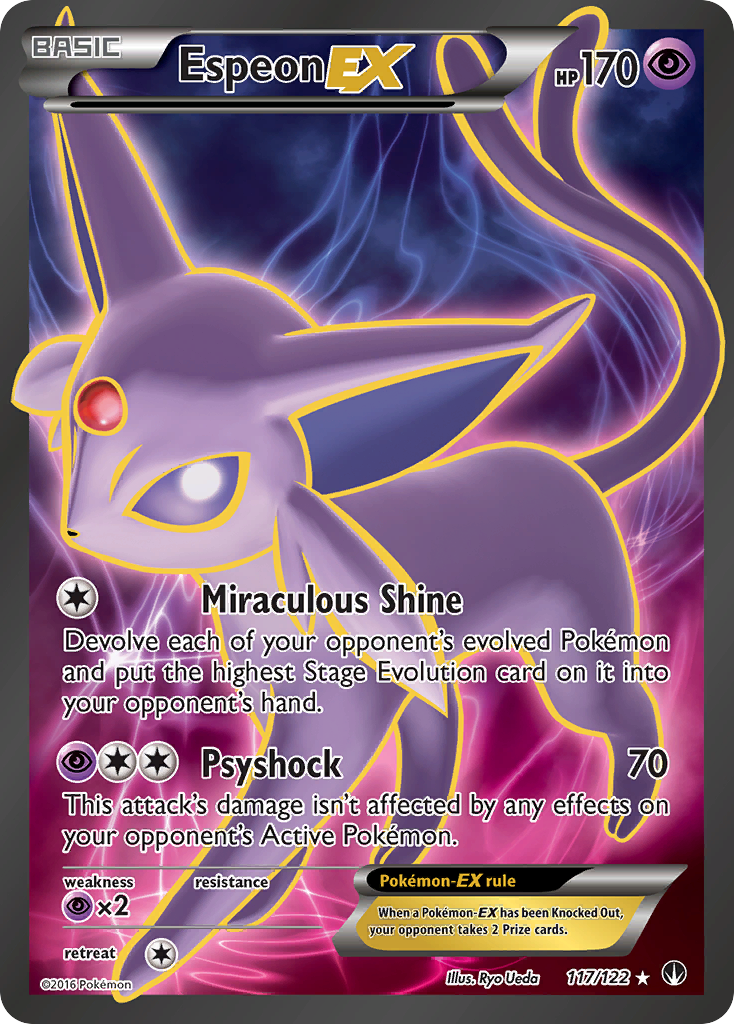 Espeon EX (117/122) [XY: BREAKpoint] | Game Haven TX