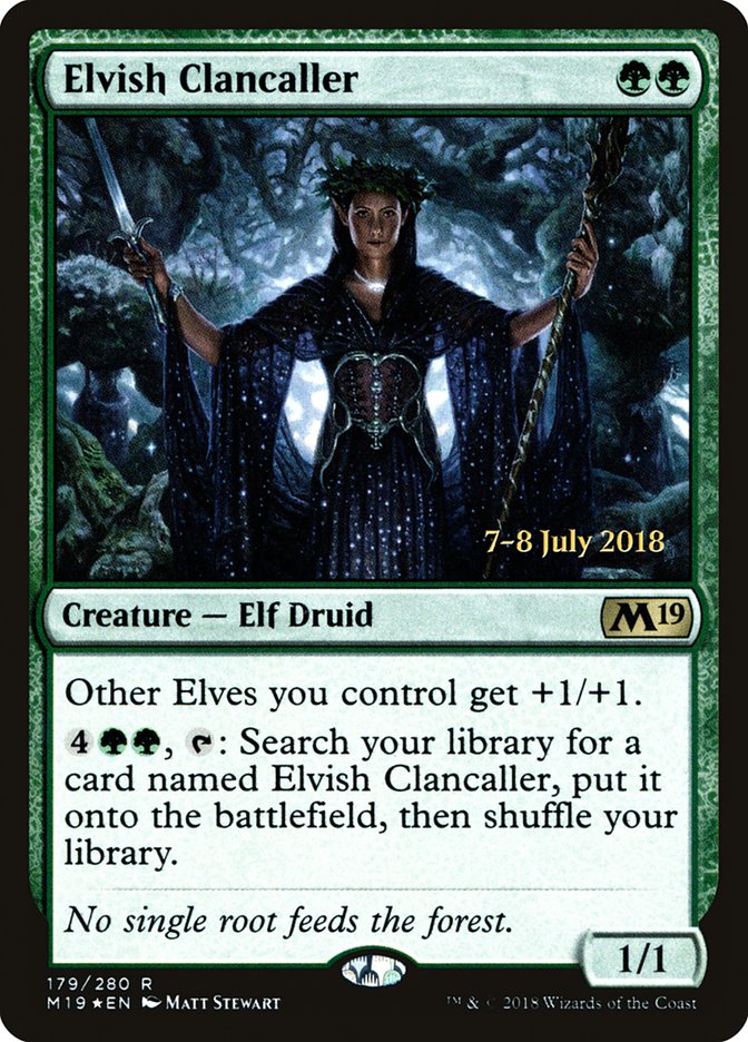 Elvish Clancaller [Core Set 2019 Promos] | Game Haven TX