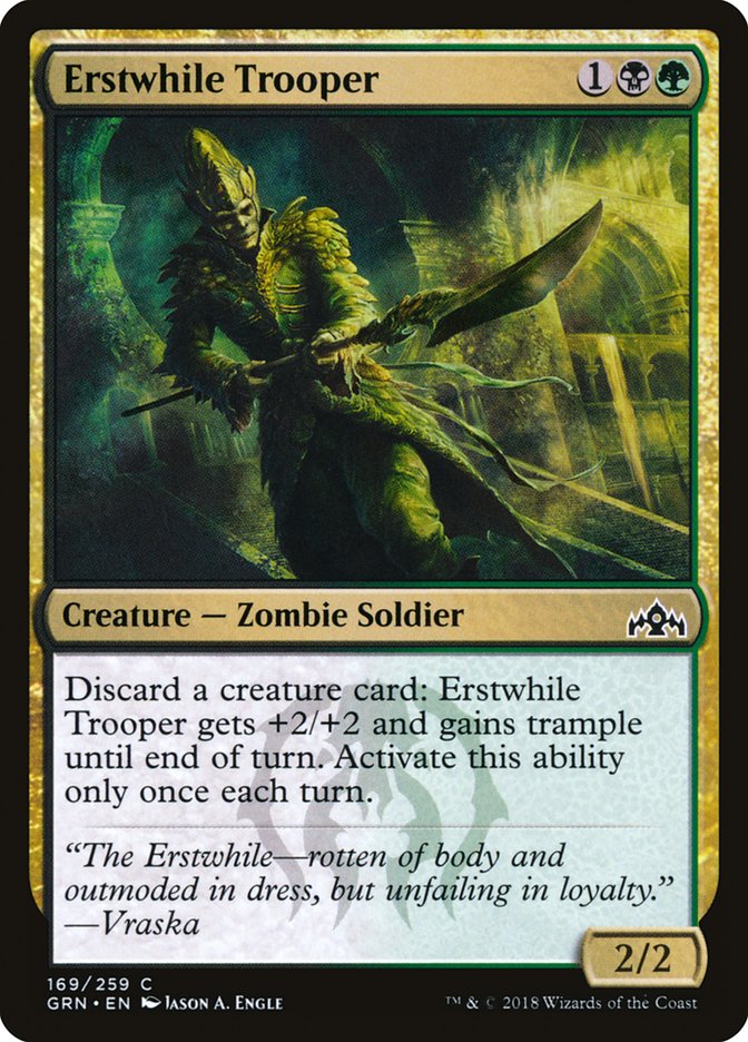 Erstwhile Trooper [Guilds of Ravnica] | Game Haven TX