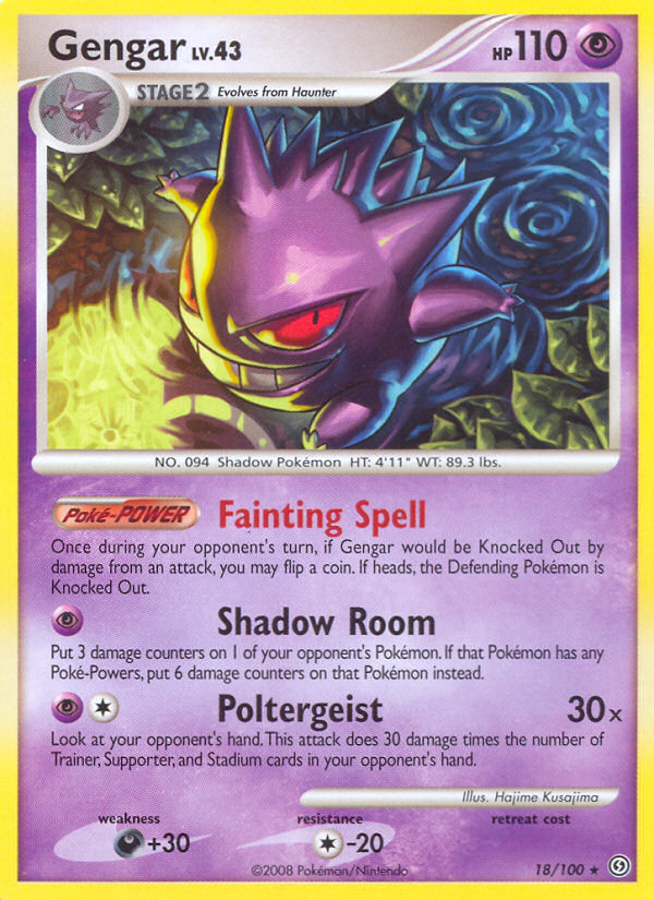 Gengar (18/100) [Diamond & Pearl: Stormfront] | Game Haven TX
