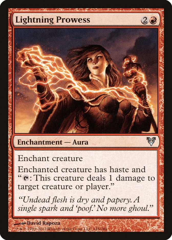 Lightning Prowess [Avacyn Restored] | Game Haven TX