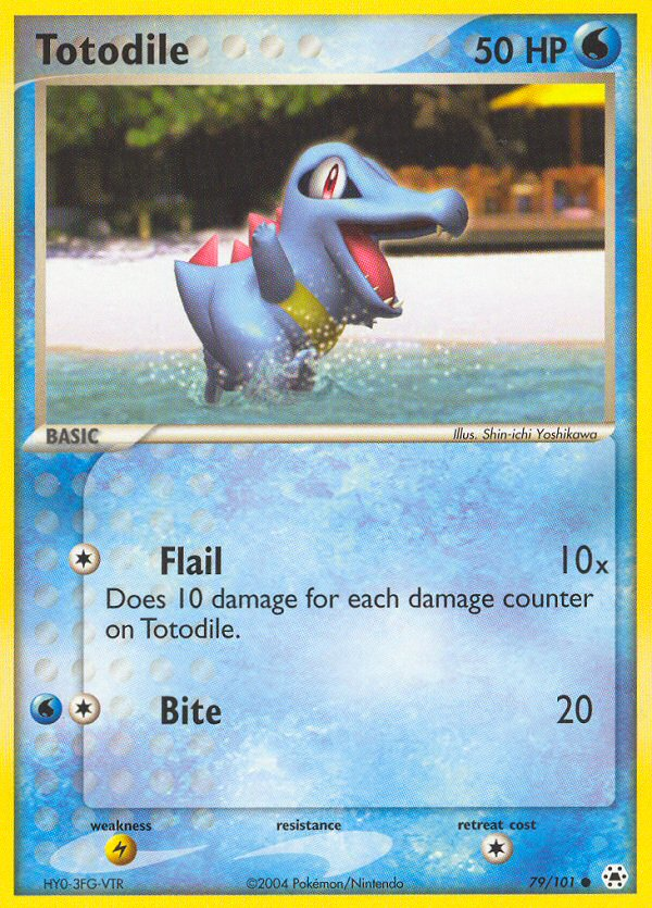 Totodile (79/101) [EX: Hidden Legends] | Game Haven TX