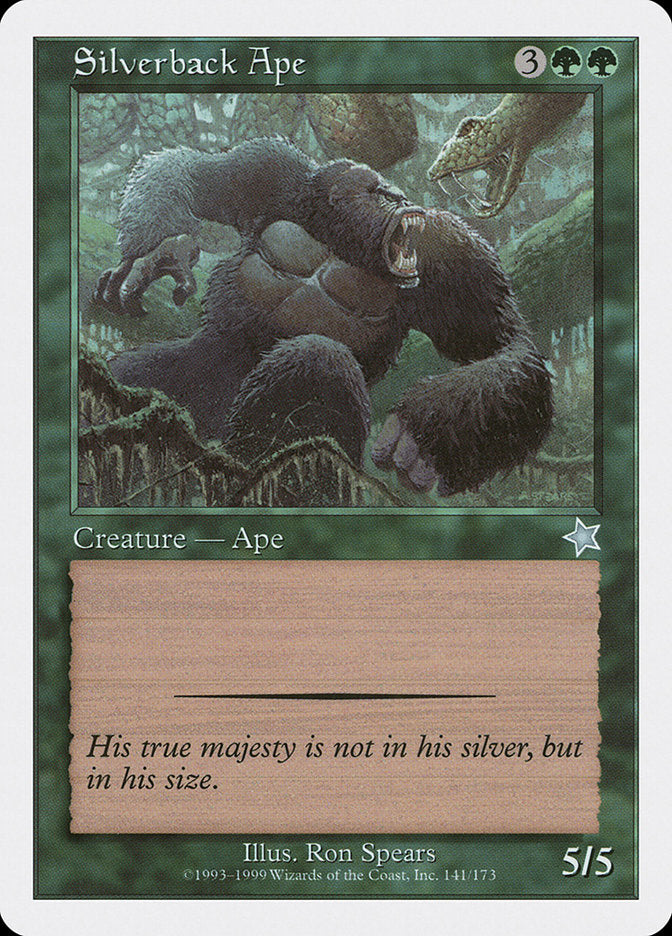 Silverback Ape [Starter 1999] | Game Haven TX