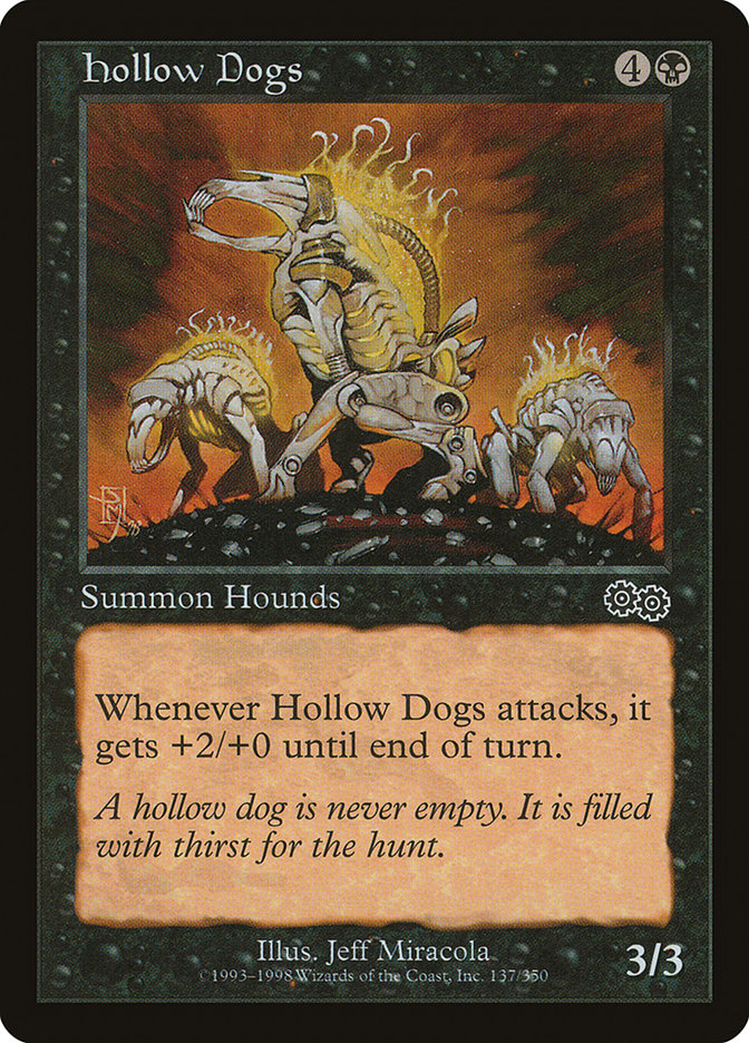 Hollow Dogs [Urza's Saga] | Game Haven TX