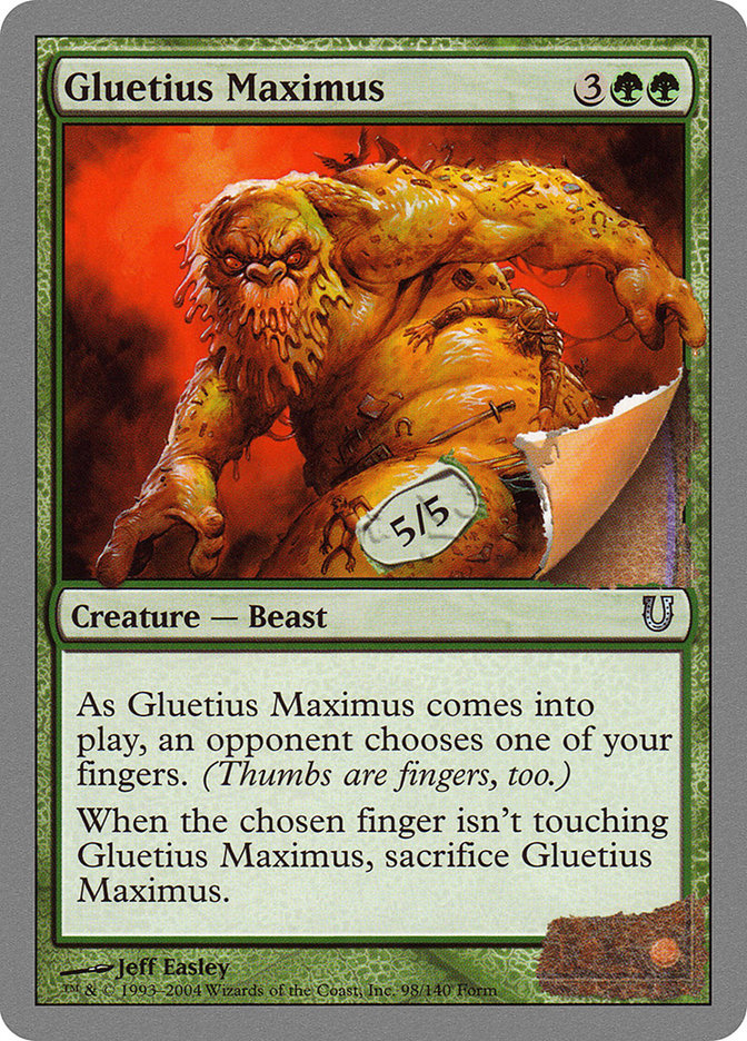 Gluetius Maximus [Unhinged] | Game Haven TX