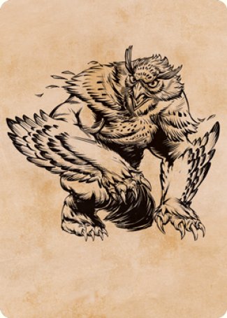 Owlbear (Showcase) Art Card [Dungeons & Dragons: Adventures in the Forgotten Realms Art Series] | Game Haven TX