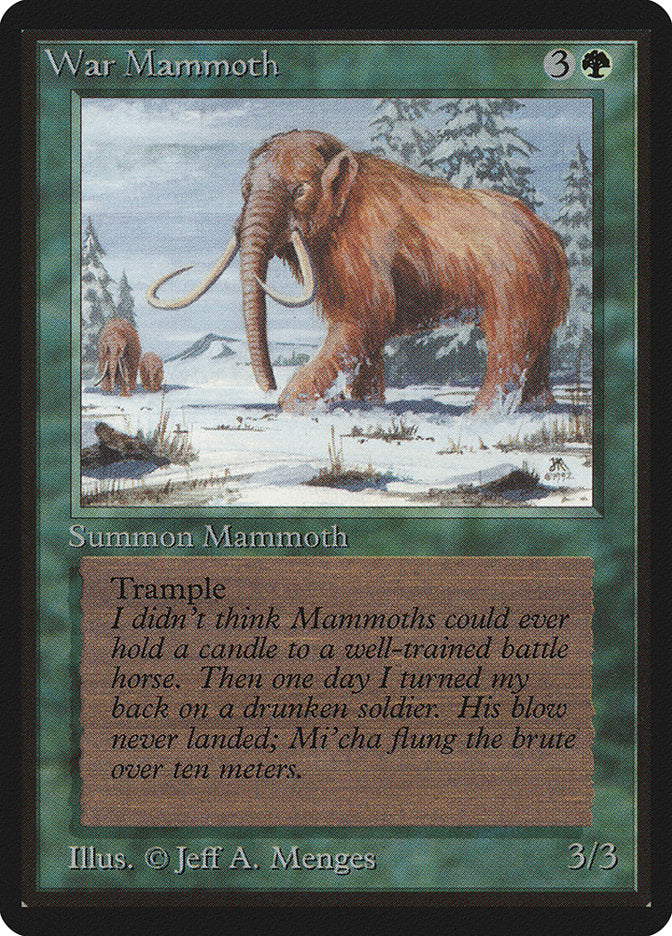 War Mammoth [Limited Edition Beta] | Game Haven TX