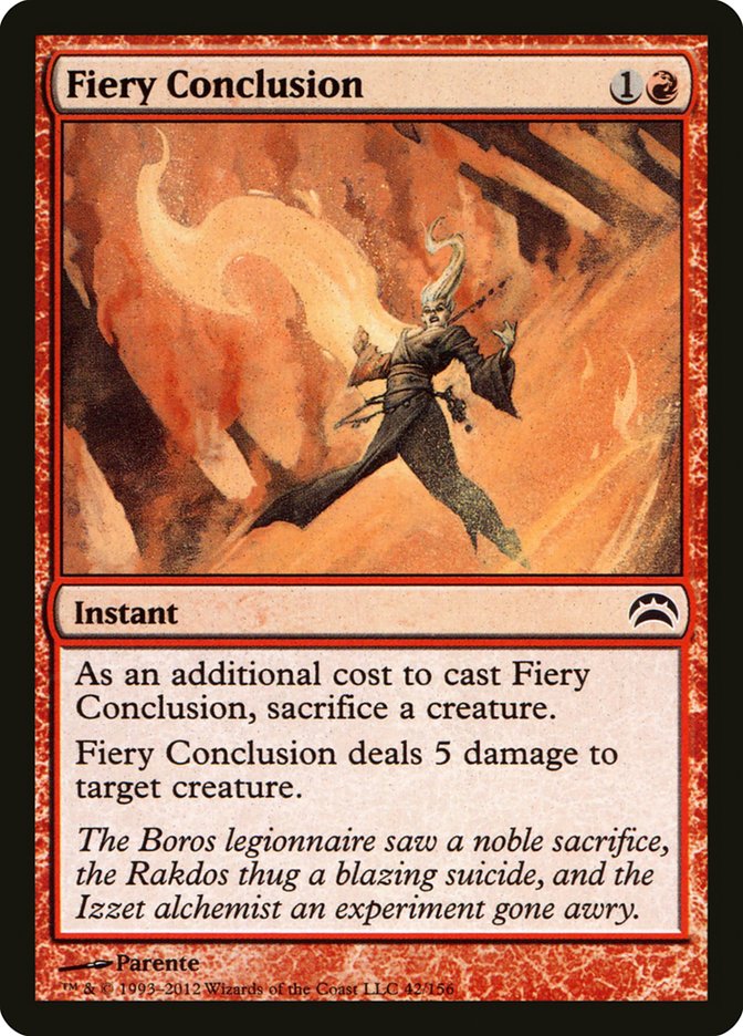 Fiery Conclusion [Planechase 2012] | Game Haven TX