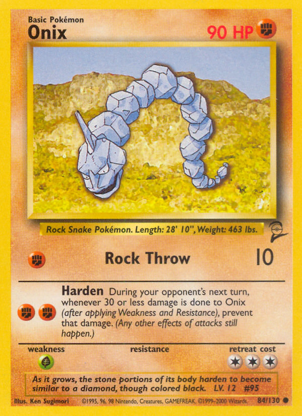 Onix (84/130) [Base Set 2] | Game Haven TX