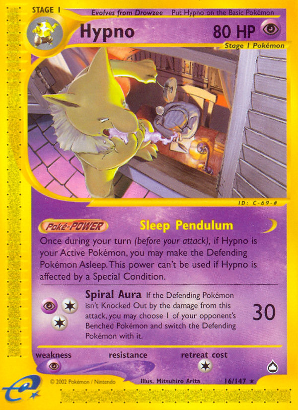 Hypno (16/147) [Aquapolis] | Game Haven TX