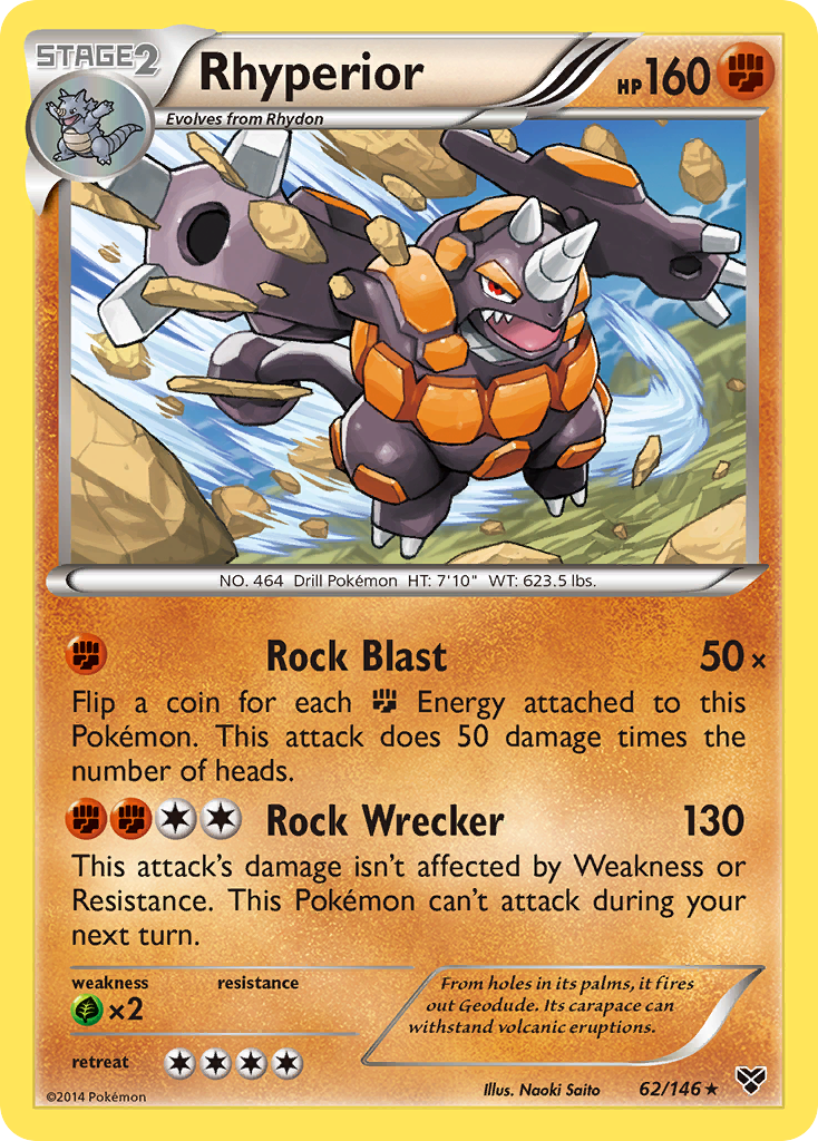 Rhyperior (62/146) [XY: Base Set] | Game Haven TX