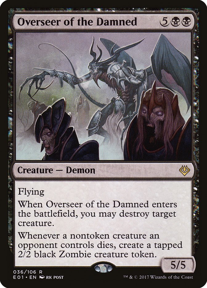 Overseer of the Damned [Archenemy: Nicol Bolas] | Game Haven TX