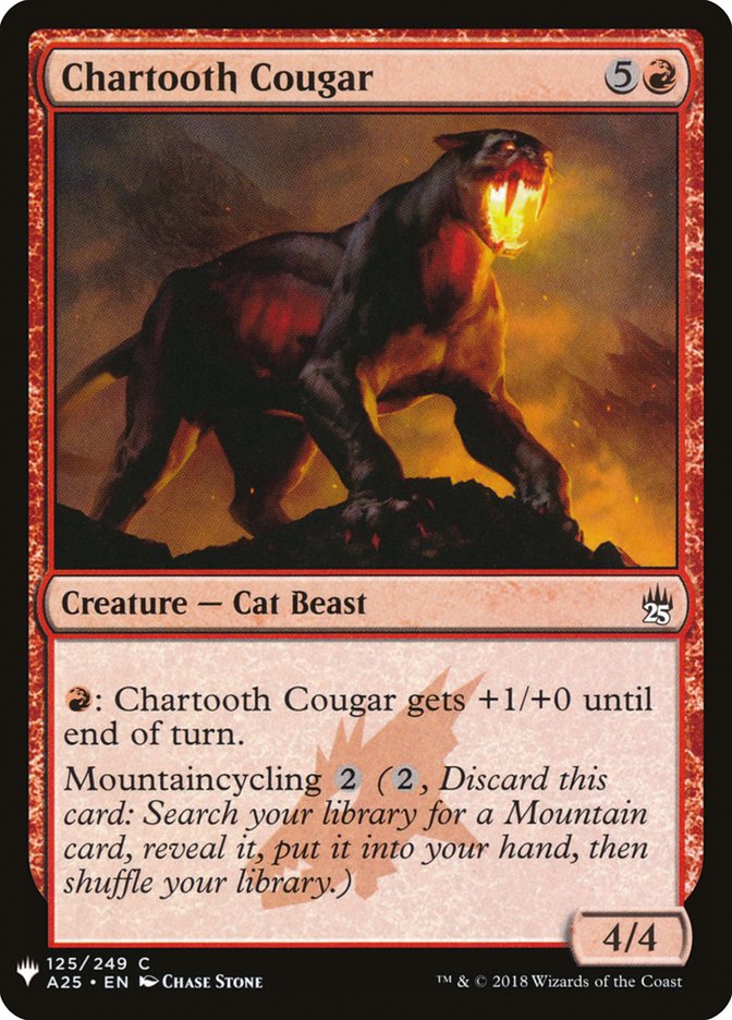 Chartooth Cougar [Mystery Booster] | Game Haven TX