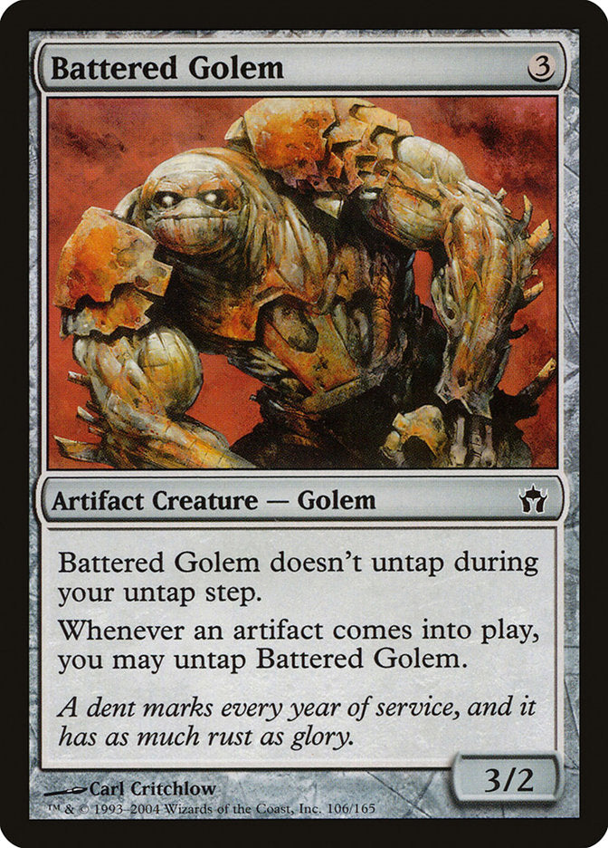 Battered Golem [Fifth Dawn] | Game Haven TX