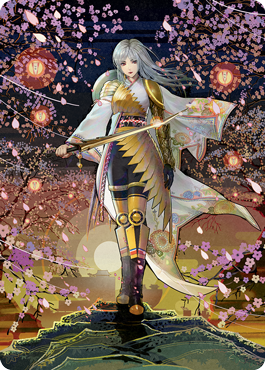 The Wandering Emperor 2 Art Card [Kamigawa: Neon Dynasty Art Series] | Game Haven TX