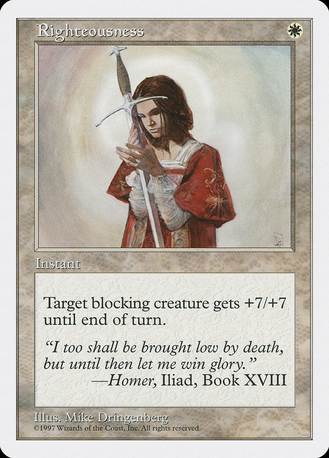 Righteousness [Fifth Edition] | Game Haven TX