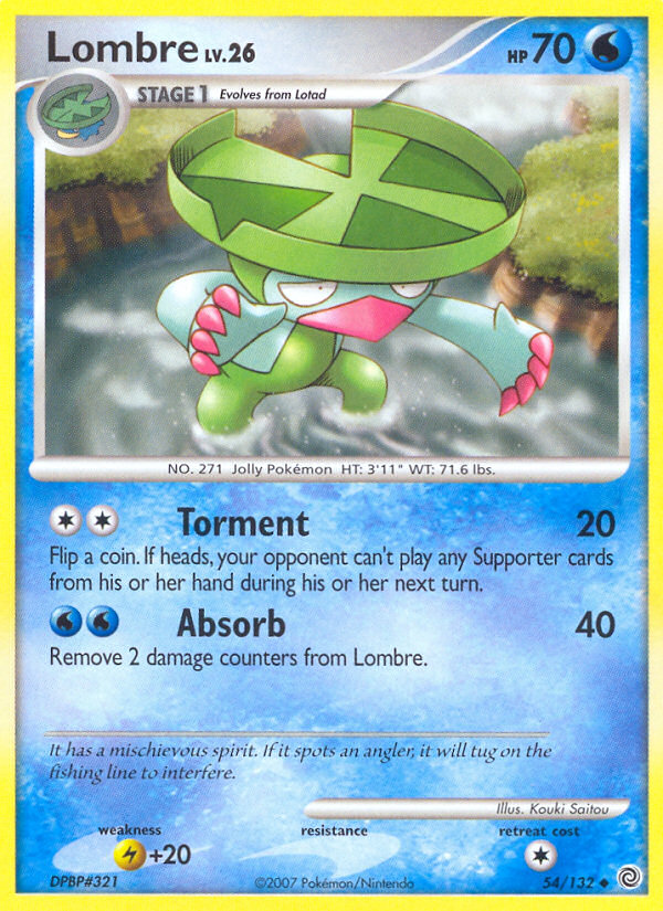 Lombre (54/132) [Diamond & Pearl: Secret Wonders] | Game Haven TX