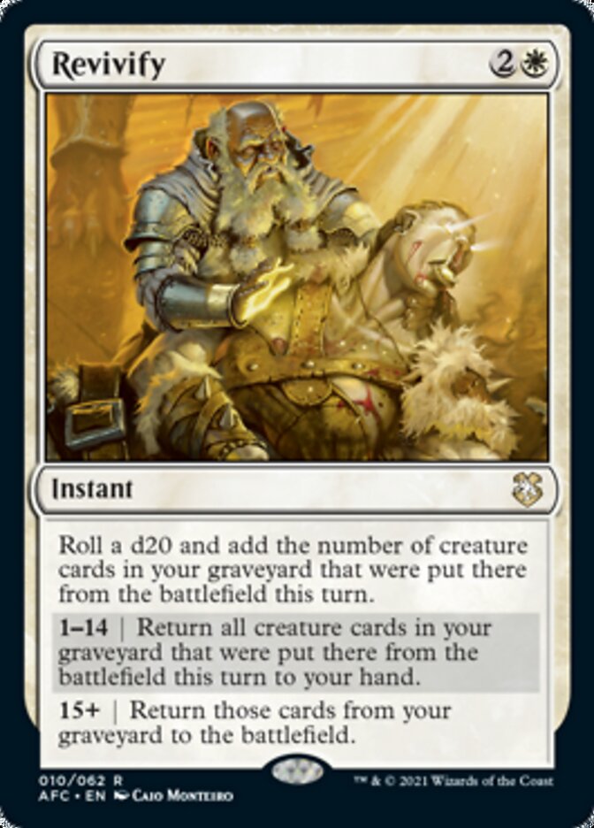 Revivify [Dungeons & Dragons: Adventures in the Forgotten Realms Commander] | Game Haven TX