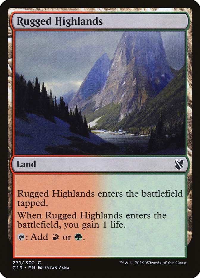 Rugged Highlands [Commander 2019] | Game Haven TX