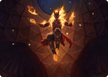 Yusri, Fortune's Flame Art Card [Modern Horizons 2 Art Series] | Game Haven TX
