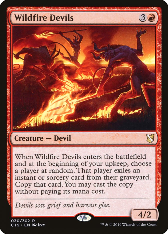 Wildfire Devils [Commander 2019] | Game Haven TX