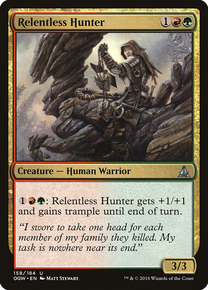 Relentless Hunter [Oath of the Gatewatch] | Game Haven TX
