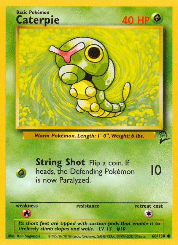 Caterpie (68/130) [Base Set 2] | Game Haven TX