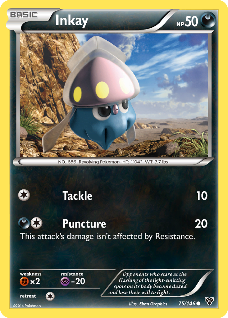 Inkay (75/146) [XY: Base Set] | Game Haven TX
