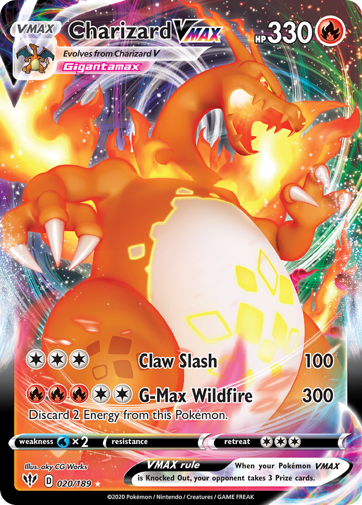 Charizard VMAX (020/189) [Sword & Shield: Darkness Ablaze] | Game Haven TX